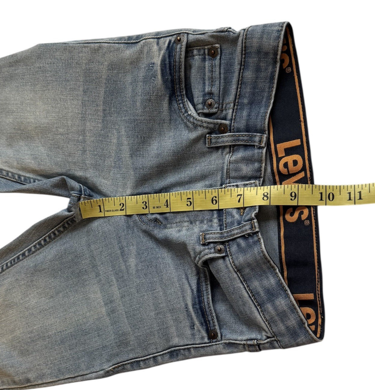 Levi’s Boys 510 Stretch Blue Jeans Size 8 Zipper Closure Inseam 22.5 inch..