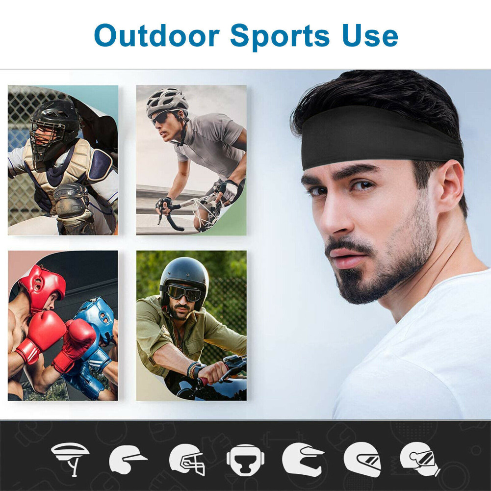 Sports Headband Fitnesss Yoga Gym Basketball Sweatband Hair Wraps for Men Women