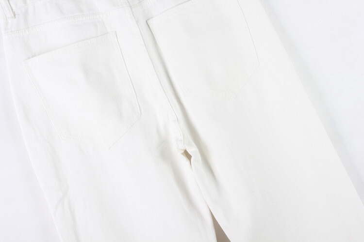 Men’s White Jeans Hip hop Pants Baggy Trousers Oversized 32 34 36 38 40 42 44 46