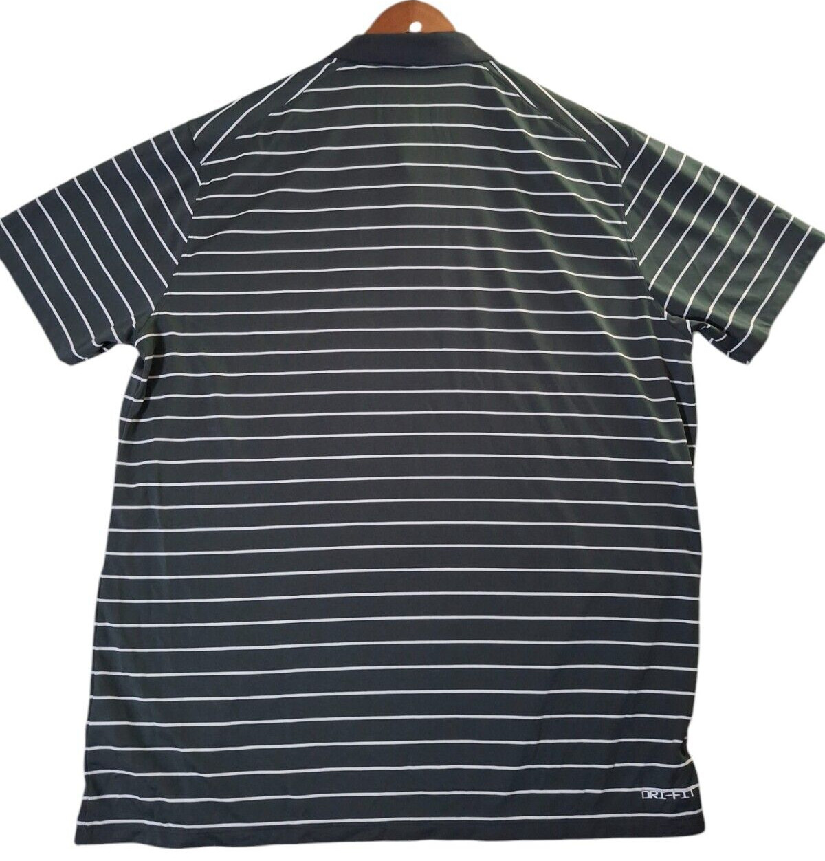 Nike Princeton Soccer Academy Polo Shirt Men’s XL Gray Striped NWT