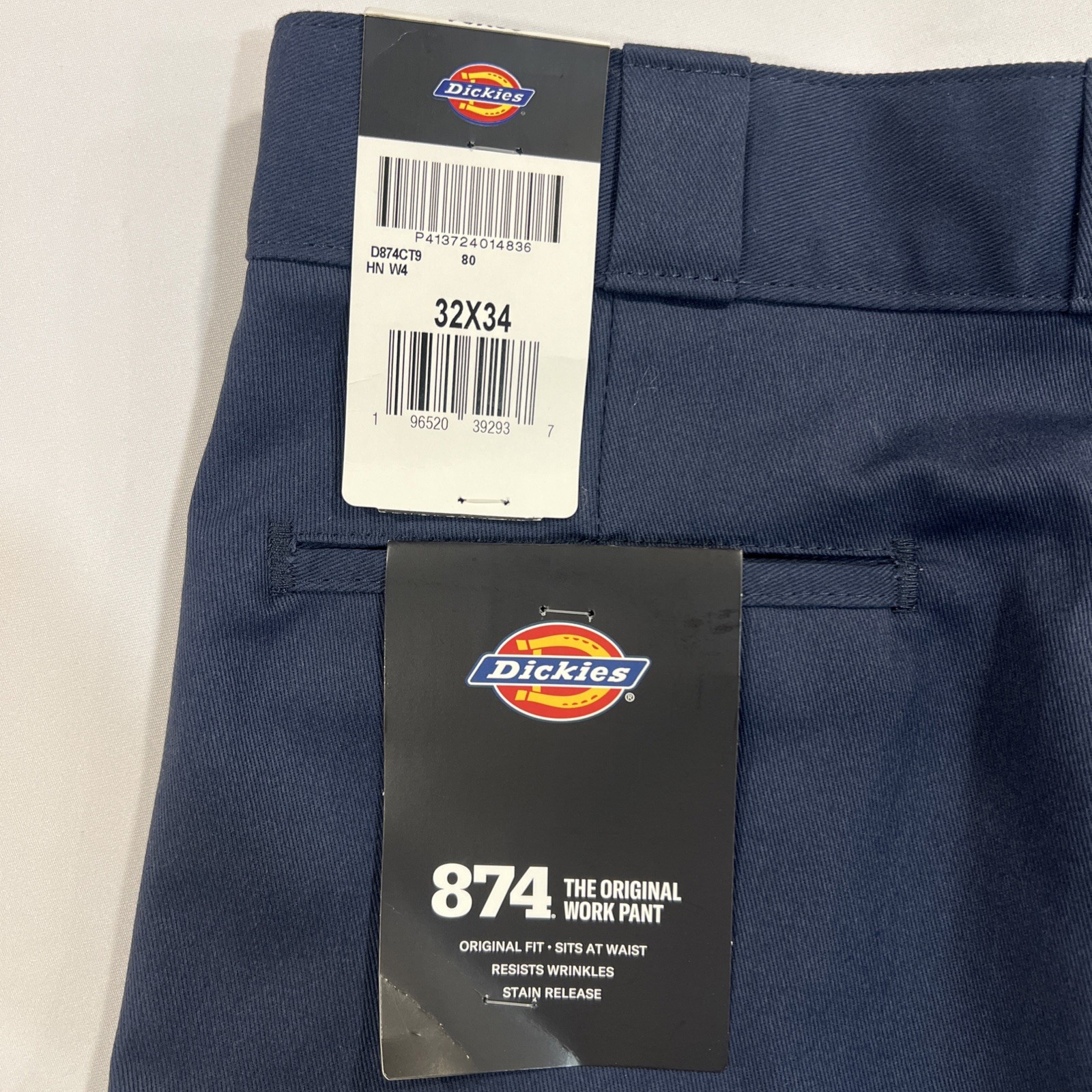 DICKIE’S Men’s 874 Pants Classic Original Fit Work School Uniform Straight Leg