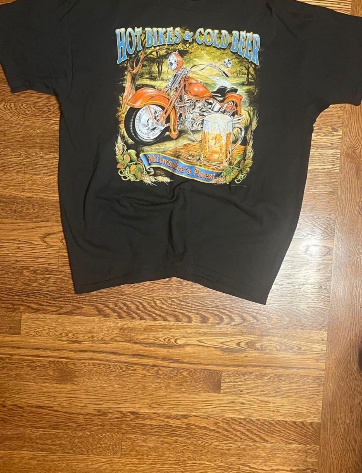 vintage 90s single stitch CMJ biker tee double sided graphics