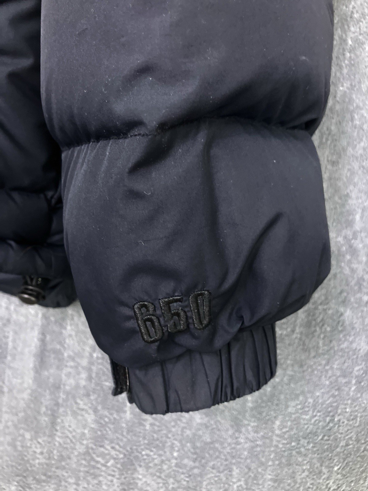 CABELAS Premier Northern Goose Down Men XL 650 Fill Quilted Puffer Jacket ISSUES