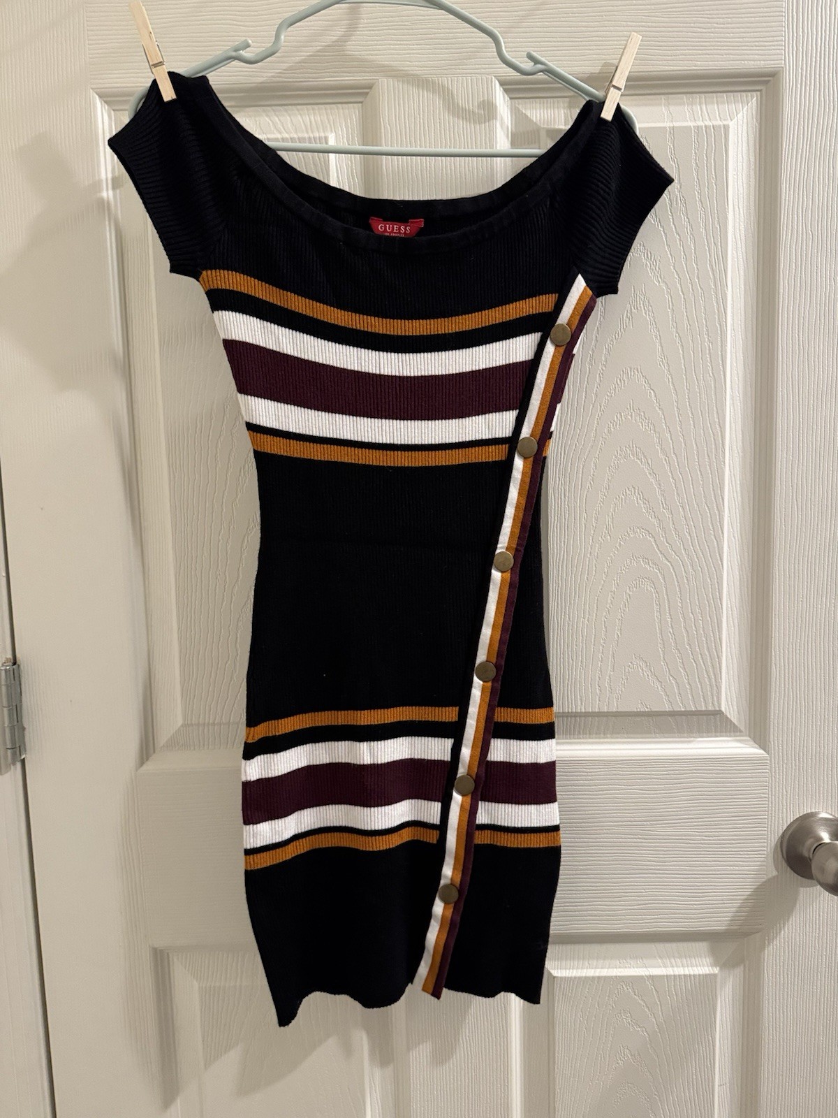 GUESS Los Angeles Women’s Open Neck Body on Sweater Dress