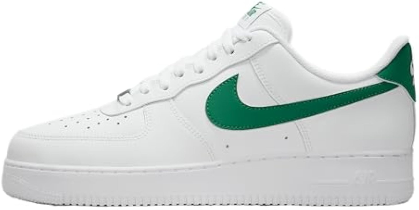 Nike Air Force 1 ’07 Men’s Shoes (White/Malachite) Size 10.5 – White/Malachite –