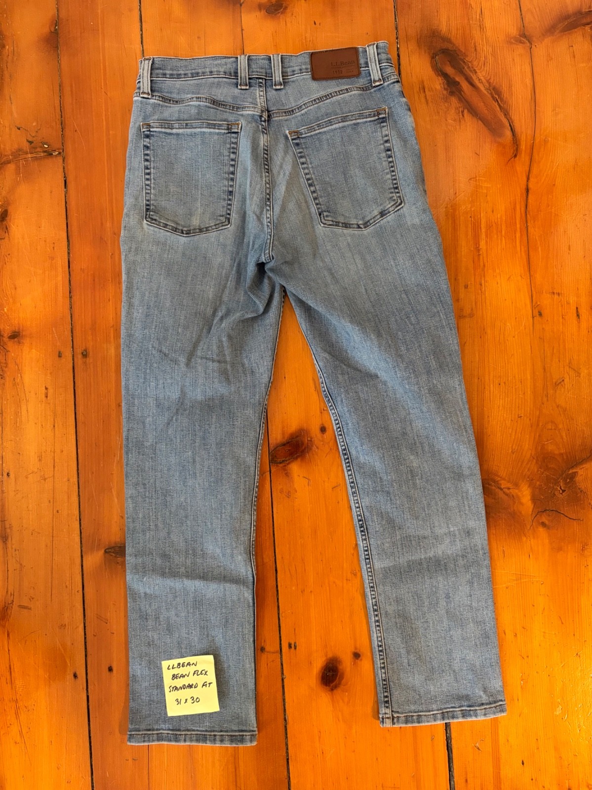 ll bean jeans 31×30; various cuts and styles (see tags); all shades of blue