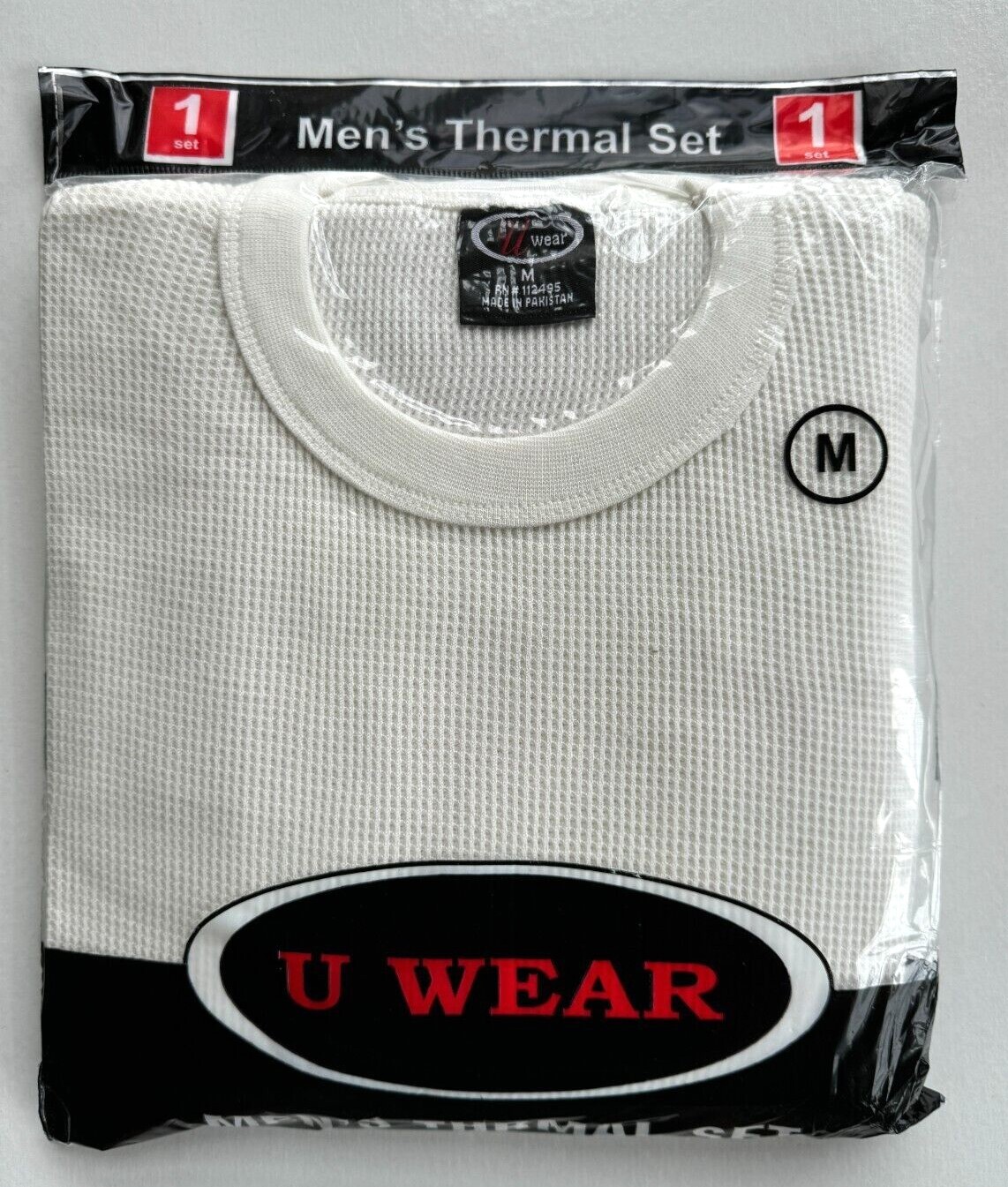 Men’s Mens Thermal Underwear Set 2PC Piece Top Bottom Long John Waffle Sm-4XL