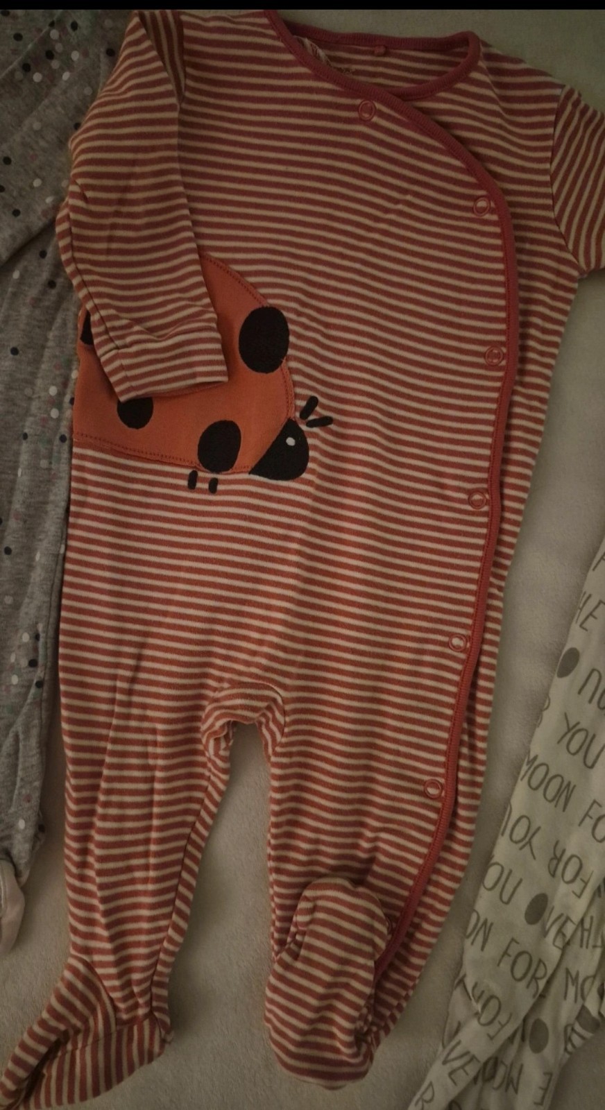 Carter’s Next Gerber 3pc Footed Cotton Sleeper 6-9M Long Sleeve Snap