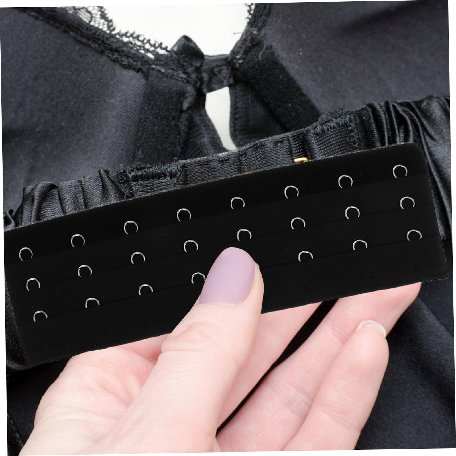 Elastic Bra Band Extender Bra Hook Extension Set 8 Hooks for Adjustable Corset