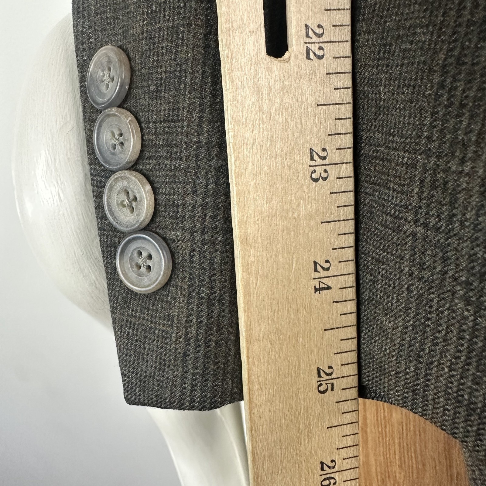 VTG Hart Schaffner Marx Suit Mens 40R Brown Glen Check 2 Button Wool Pants 34×29