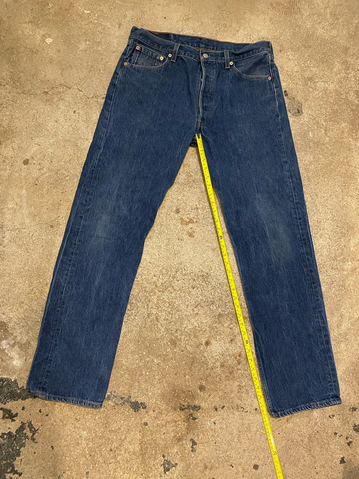 Levi’s 501xx Straight Fit Men’s Jeans 33/32 – Dark Wash