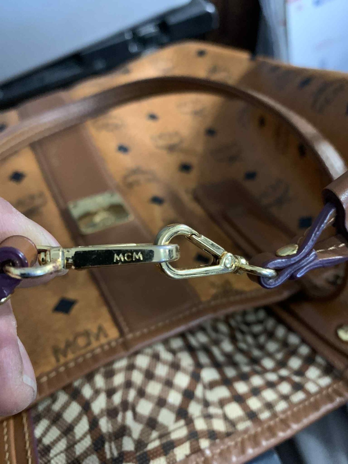 mcm handbag t2104 brown (BYT8)