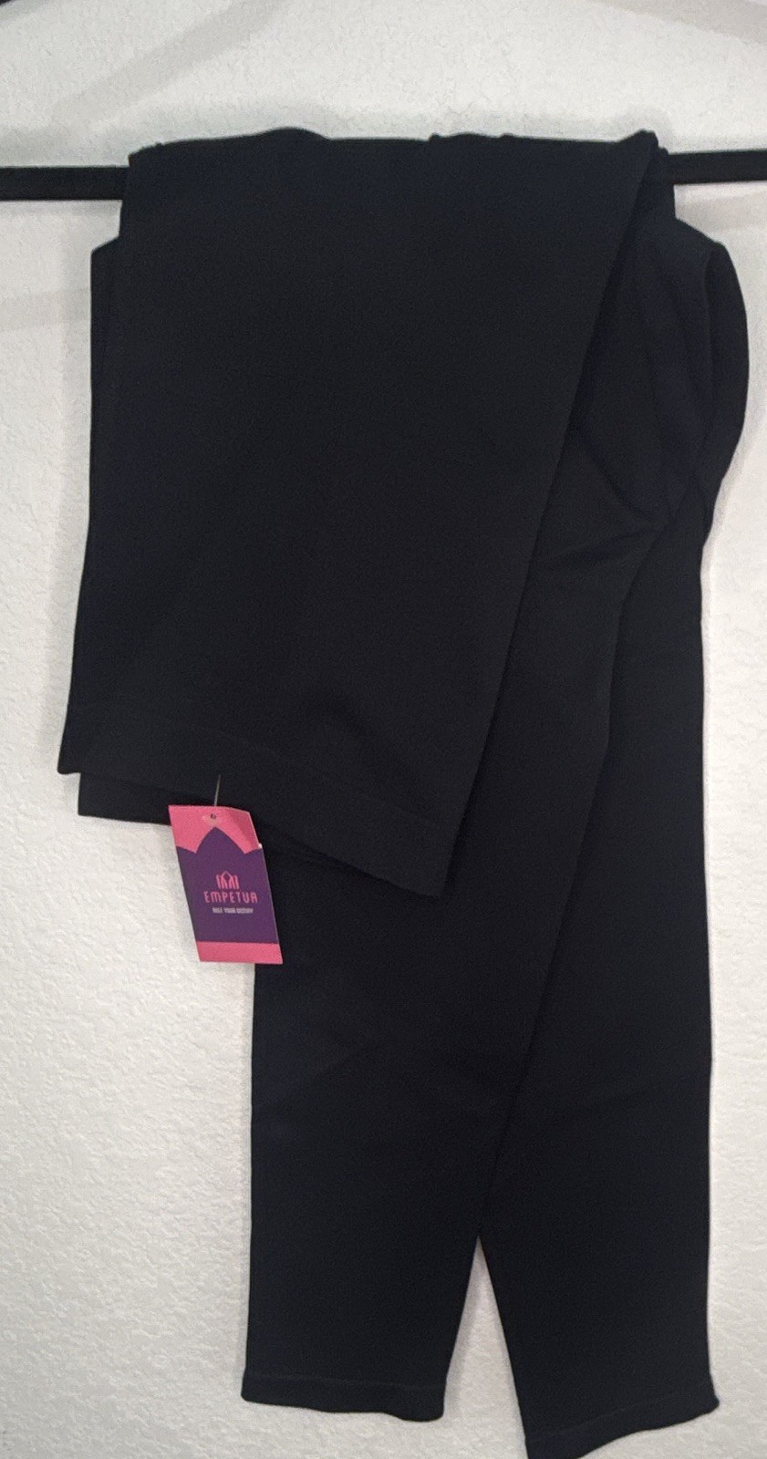 Empetua High Rise Shaping Leggings Solid Black Women’s Plus 3XL Ankle