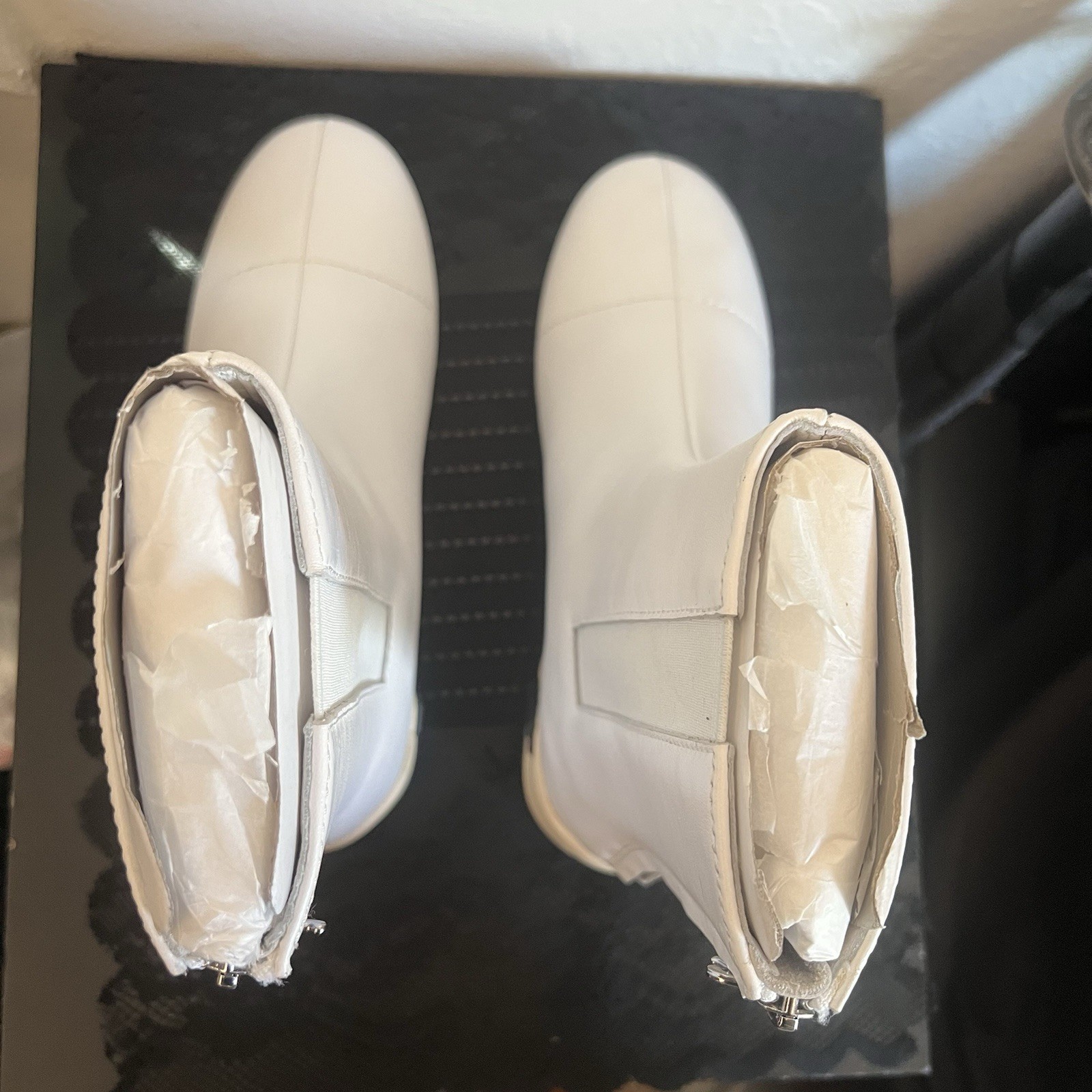 Raf Simons solaris White Zip Ankle Bootie EU 38 woman’s size 8 sp2022