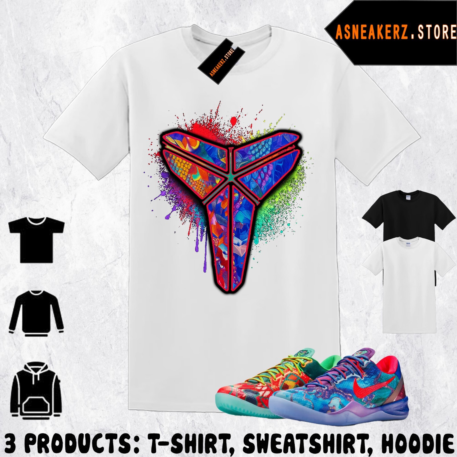 Shirt Matching Kobe 8 Protro What The 2025 To Match Sneaker Mamba Sheath T-Shirt
