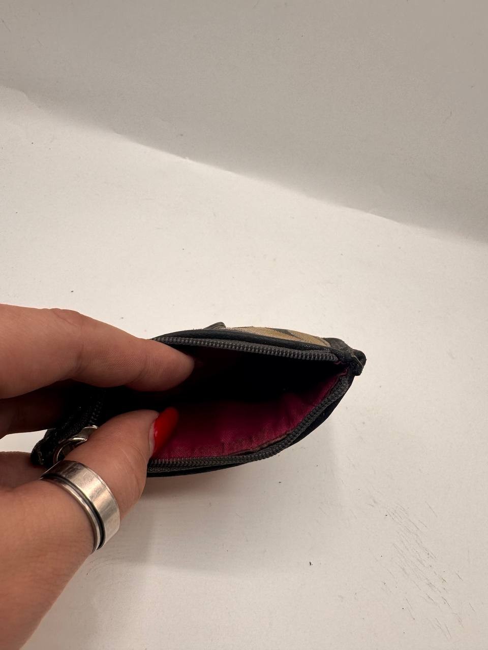 Coach Poppy Graffiti Keychain Coin Purse