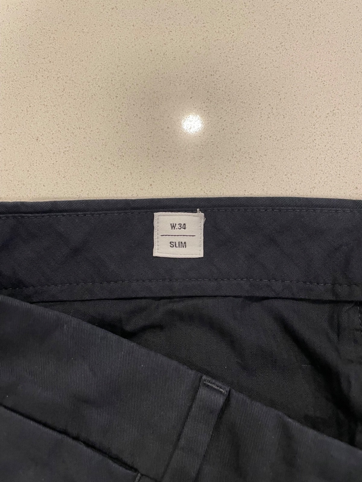 NEW Norse Projects Men’s Aros Slim Light Stretch Chinos 34W NEVER WORN Unhemmed