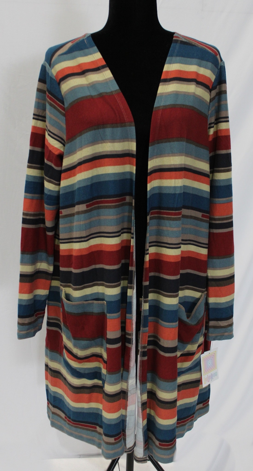 LuLaRoe Women’s Caroline A-Line Mid-Thigh Length Cardigan NN7 XL Multicolor NWT