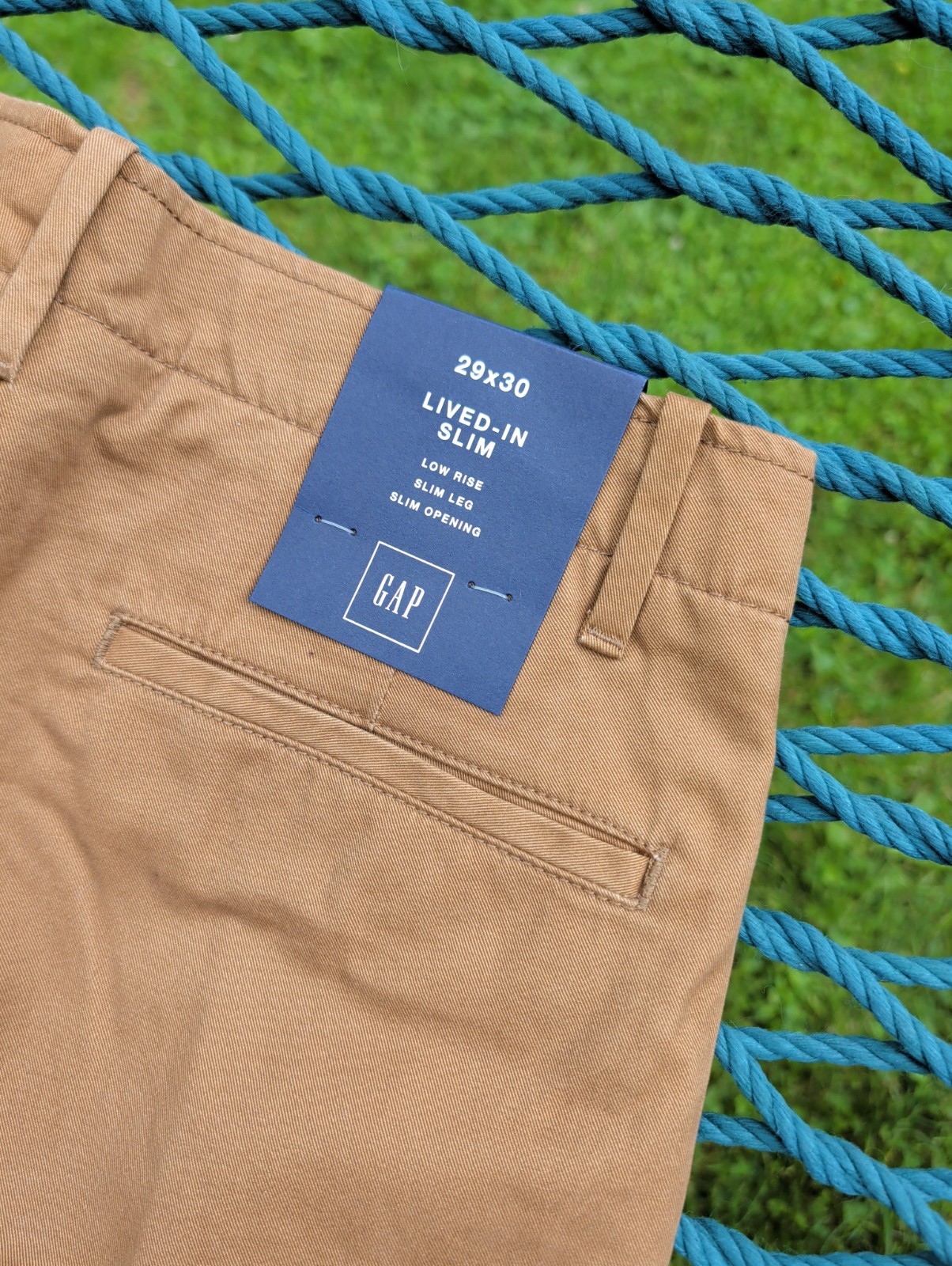 Gap Mens Lived In Slim Khakis 29x 30