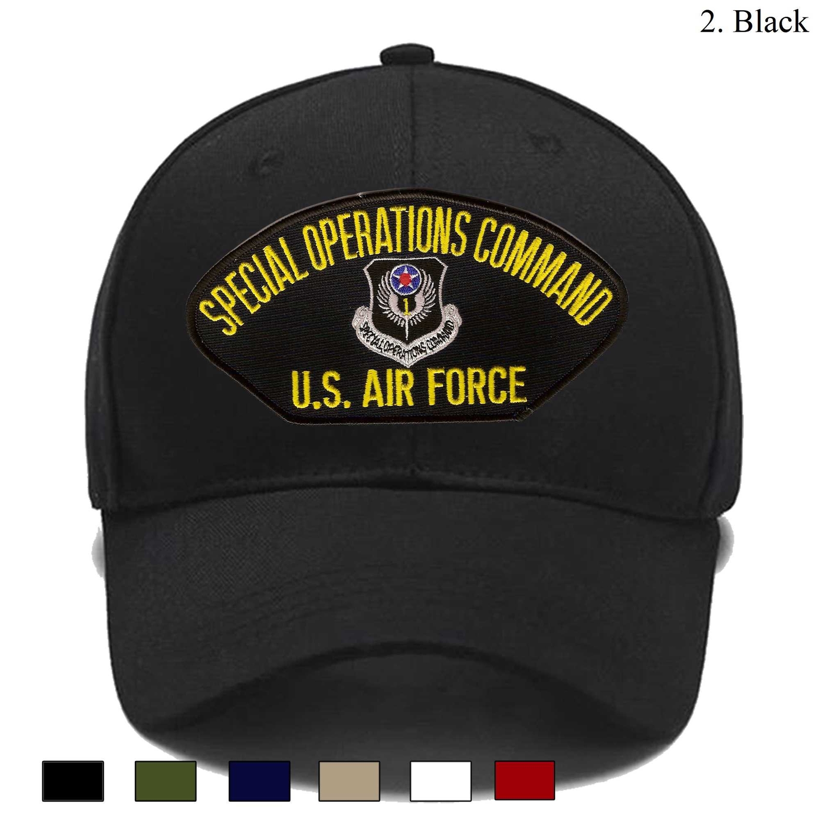 Embroidered Hat Air Force Special Operations Command, Veteran Cap, Trucker Hat