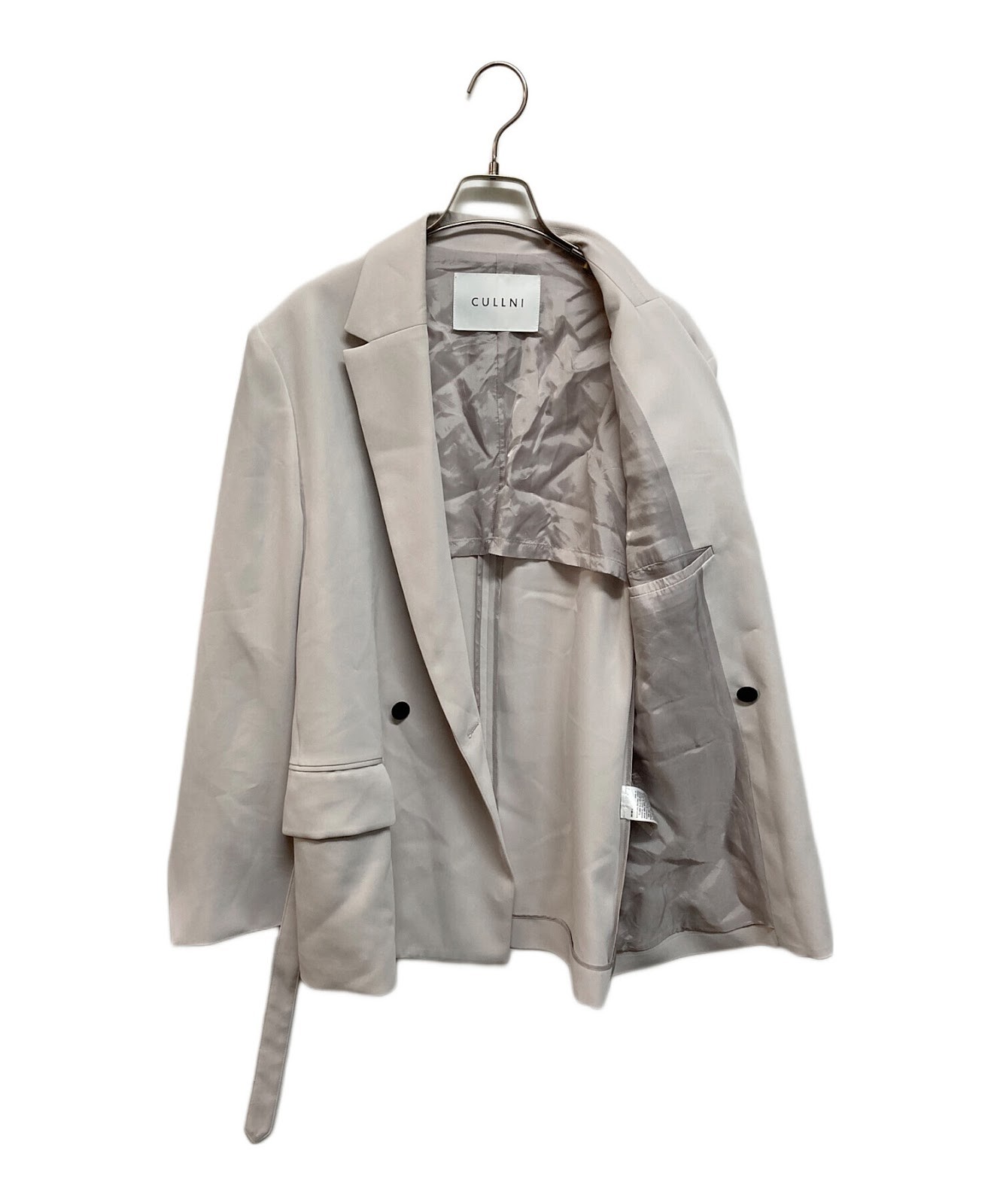 CULLNI Tielocken shirt jacket Size: M Light gray 25-SS-018 Men