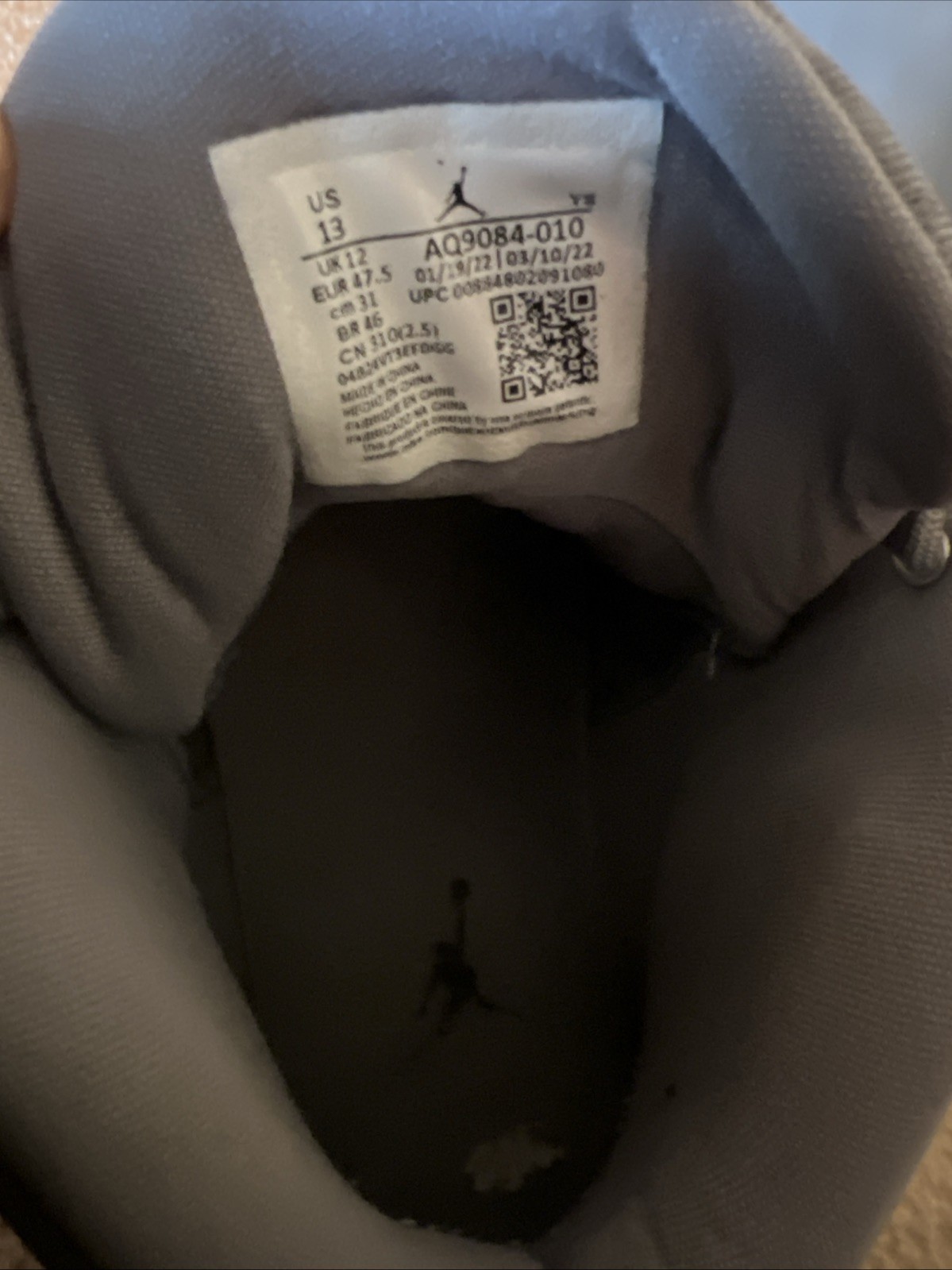 Size 13 – Air Jordan Max Aura Cool Grey