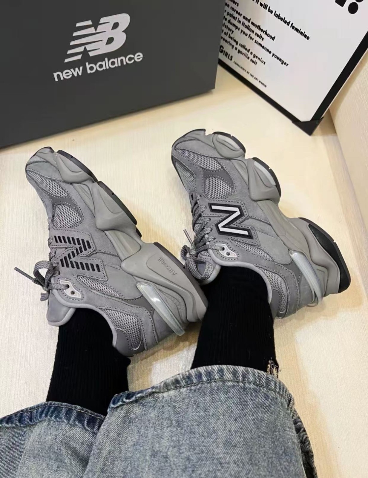 New Balance 9060 Shadow Grey Black U9060ZGB Men’s Sneakers