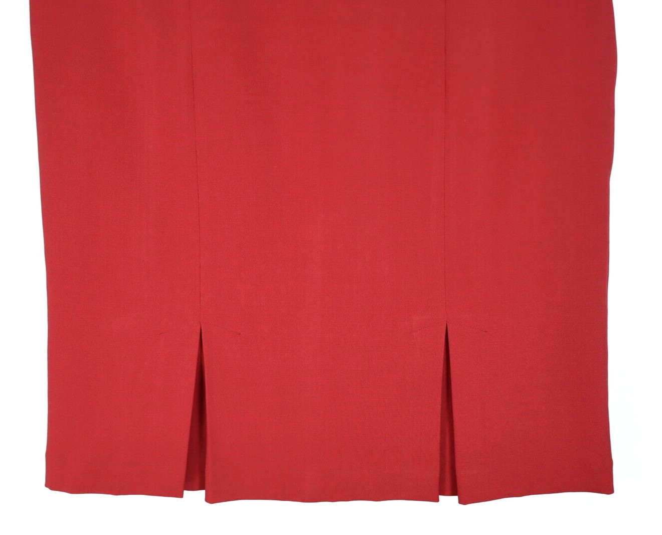 BLACK LABEL By EVAN PICONE Womens Polyester Pleated Skirt Lined Deep Red Size 16