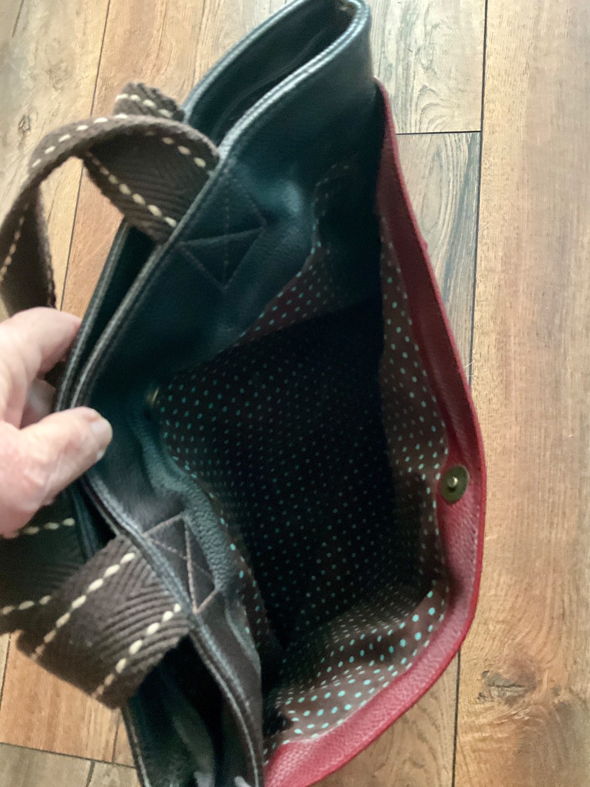 Chala double set Large garnet red Hummingbird Tote Purse/bag / Mini Phone purse