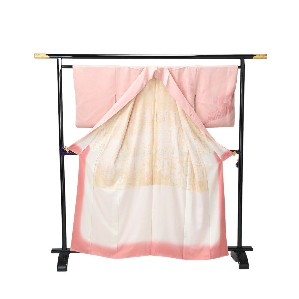 Synthetic fiber Long clothes Visit arrival, attachment Kimono Japanese cloth…