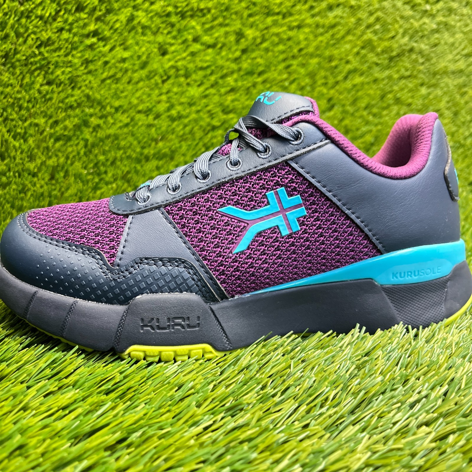 Kuru Quantum 2.0 Womens Size 5.5D Purple Blue Athletic Running Shoes Sneakers