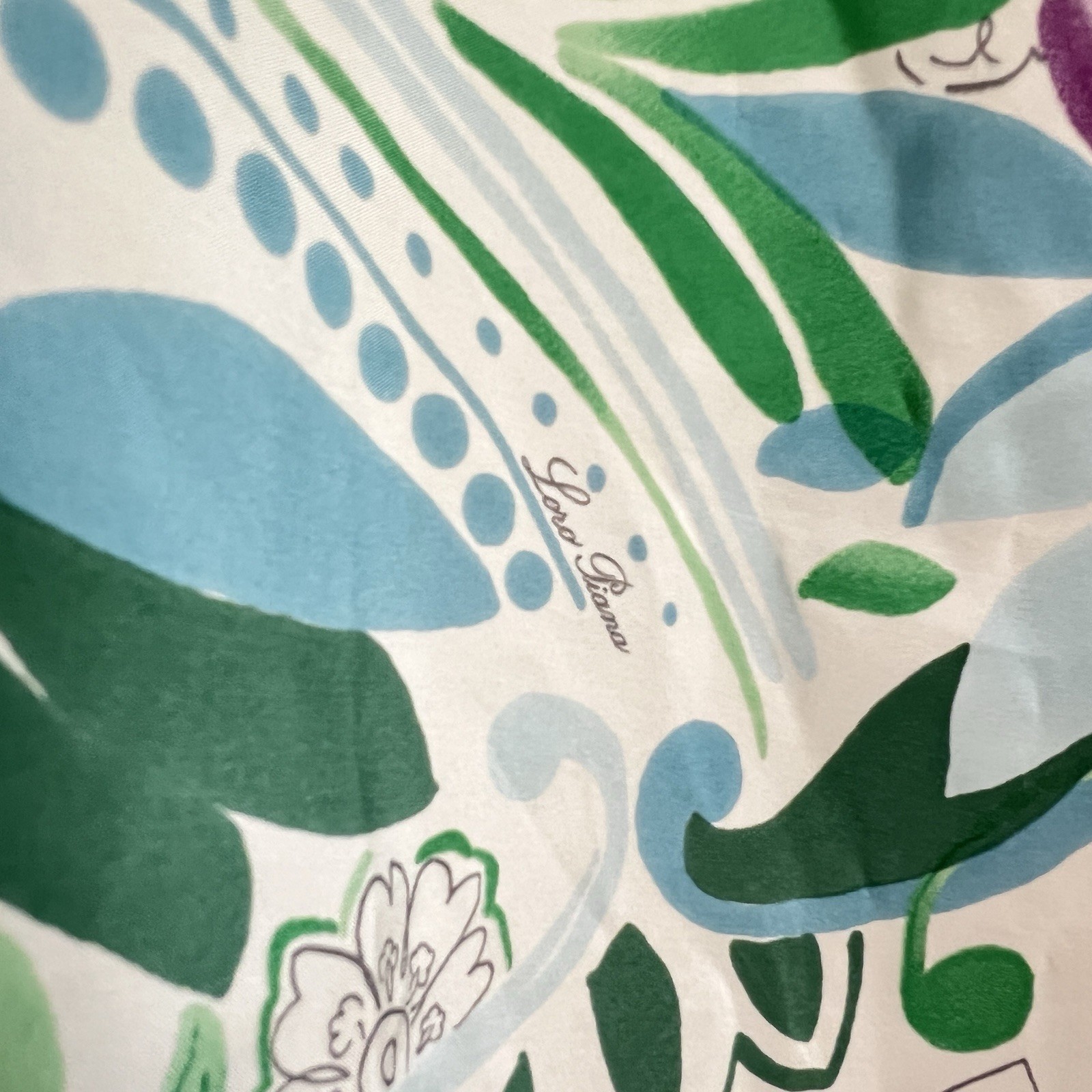 Loro Piana Silk Maxi Wrap Skirt Green Paisley Italy High Waist
