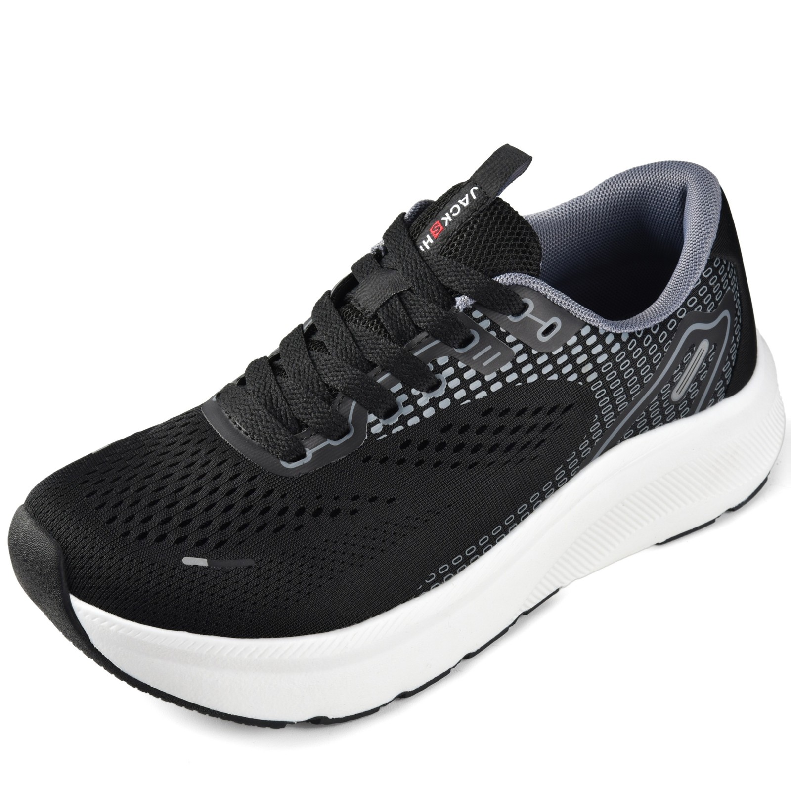 Mens Wide-Toe Box Shoes Arch Support Wide Width Sneakers for Running Athletic