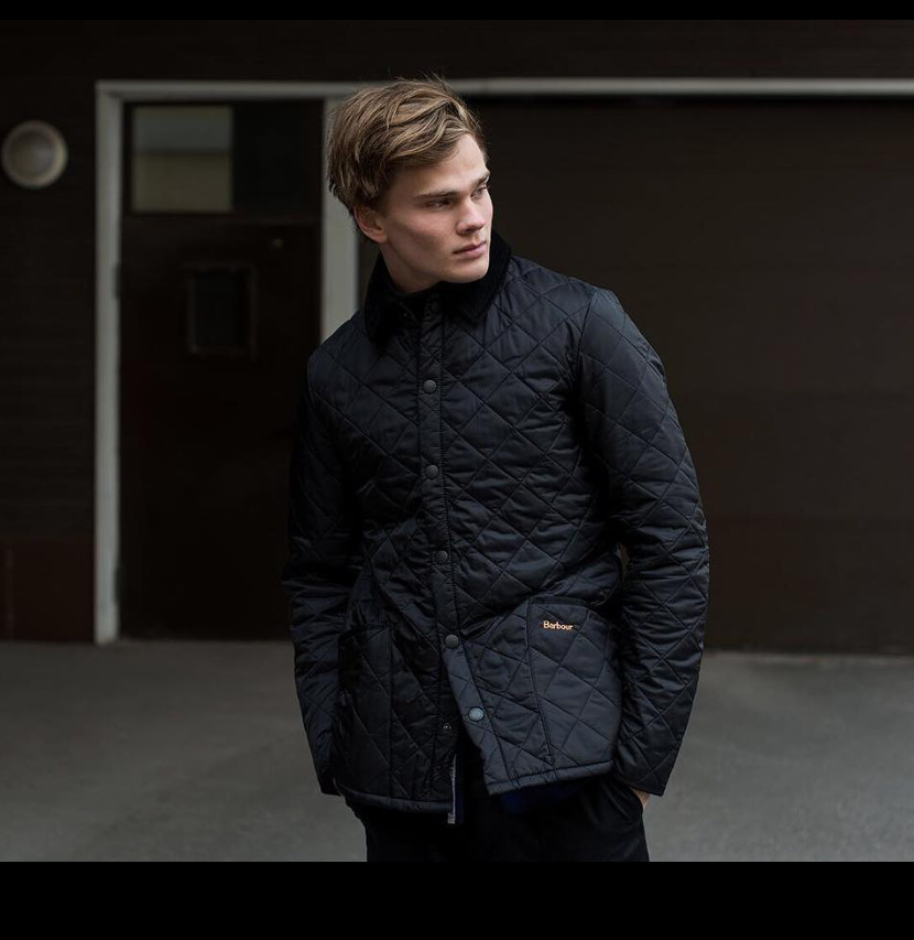 Barbour Heritage Liddesdale Quilted Jacket MSRP $ 260 in Black