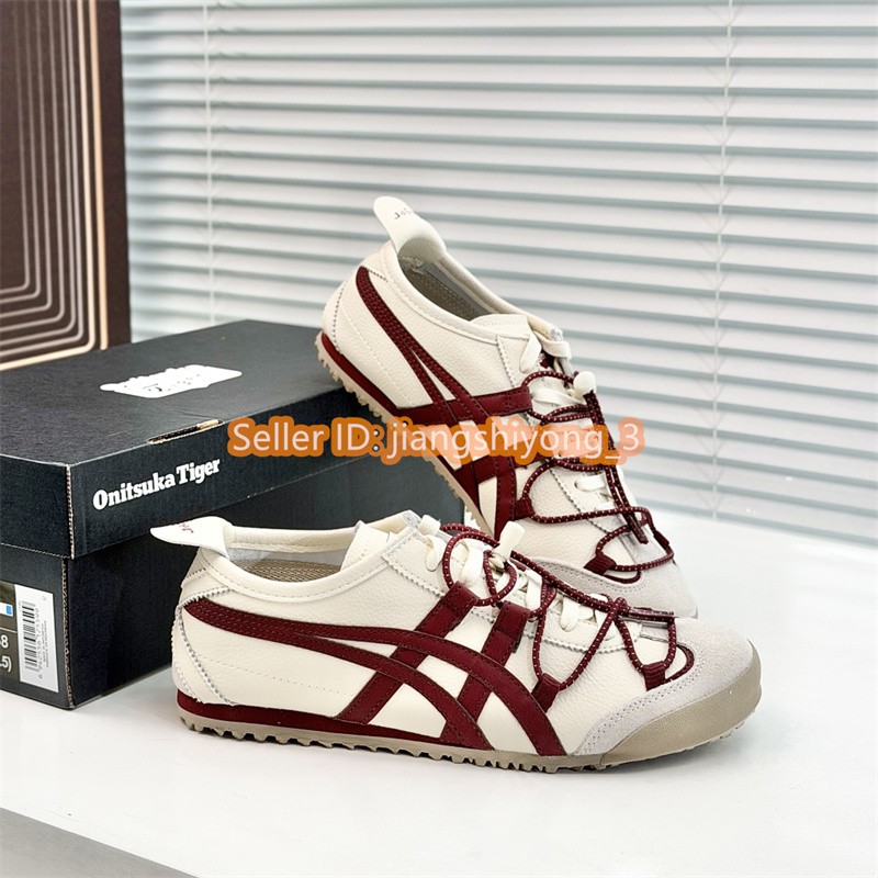 2026 Onitsuka Tiger MEXICO 66 VINY 1183C577-201 White Red