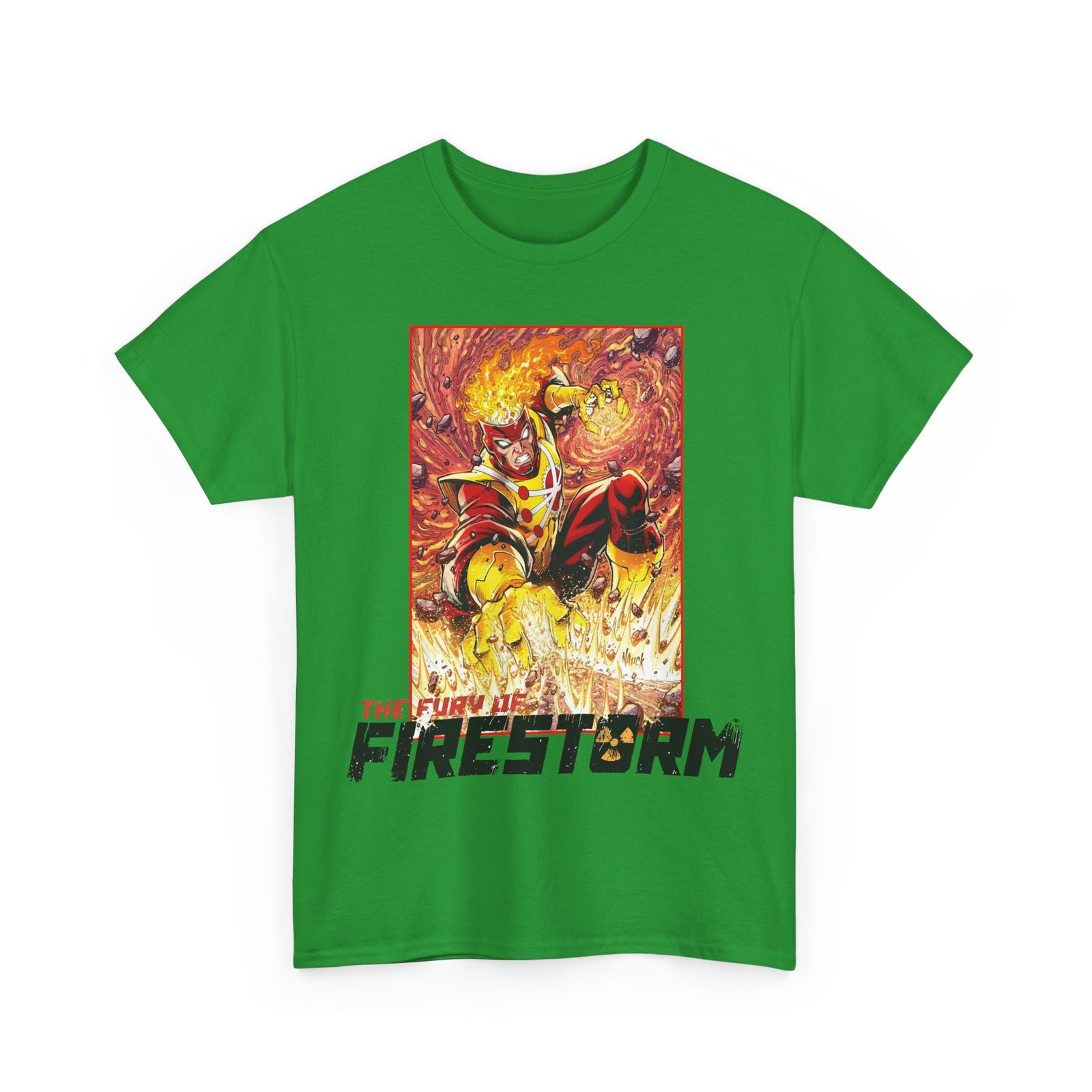 Fury of Firestorm T-Shirt DC Comics Todd Nauck Art Retro Vintage-Style Tee