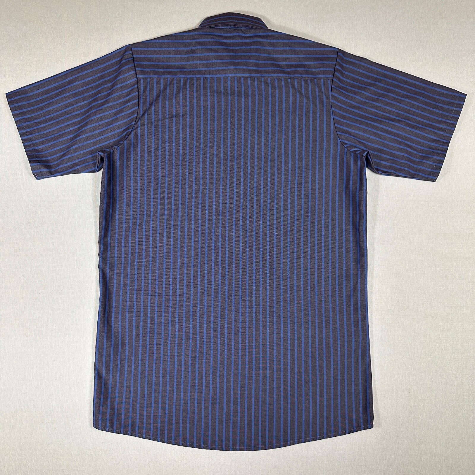 Red Kap UEI Men’s Work Shirt Short Sleeve Industrial Stripe Button Front