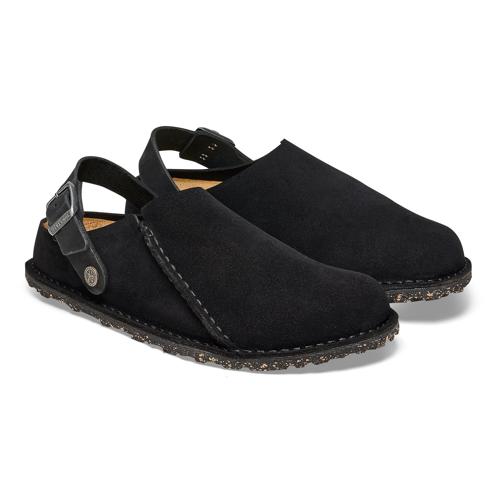 BIRKENSTOCK LUTRY PREMIUM SUEDE SUEDE LEATHER UNISEX CLOGS