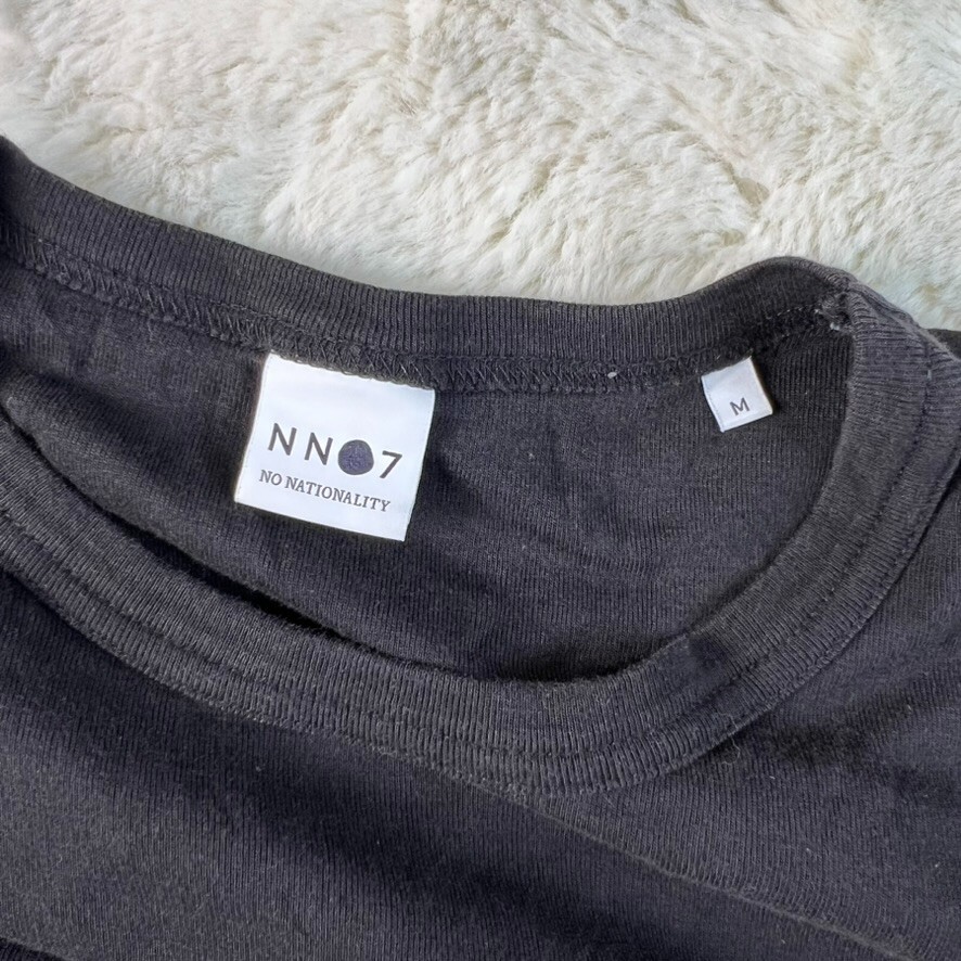 NN07 Mens M Black Short Sleeve Pocket T-Shirt