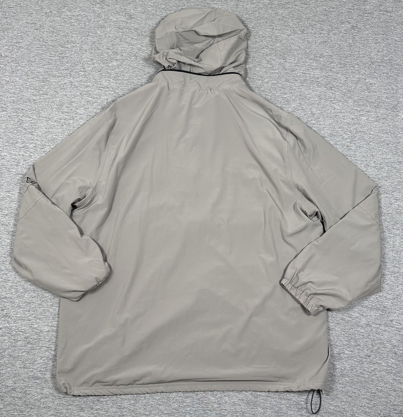 Municipal Sport Utility Jacket Mens XXL Gray 1/4 Zip Hooded Monarch Beach Golf