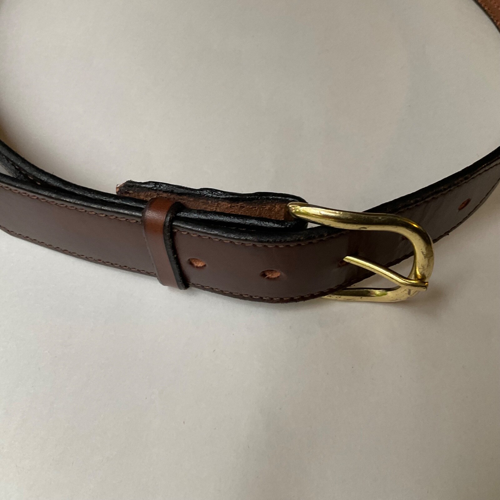 Colorado Leather Goods Handmade Leather/Beadwork Men’s Belt Native American Desi