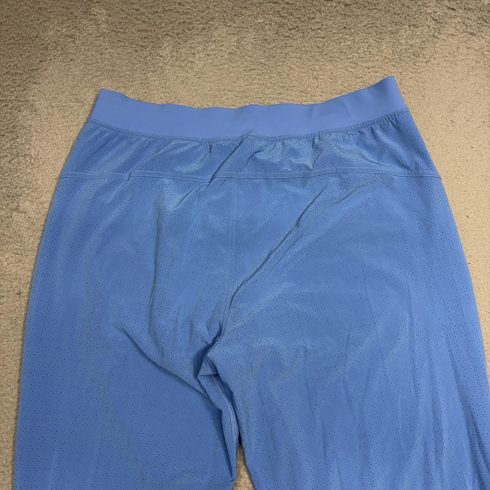 Lululemon Adapted State Perforated Jogger Women’s 10 Blue Mesh High Rise Pants