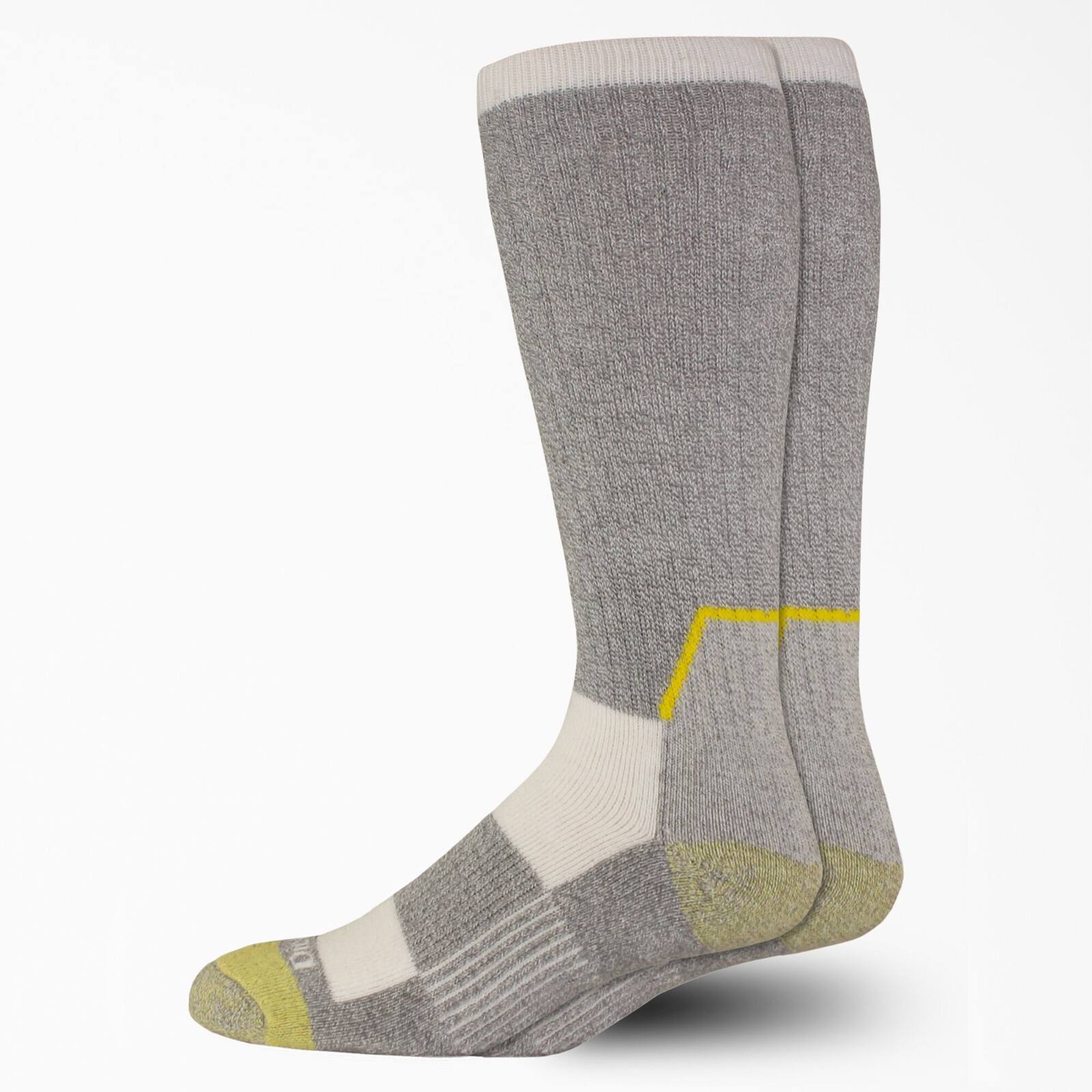 Dickies Made with KEVLAR Crew Sock Men’s Socks I211011, 2 Pair Grey 6-12