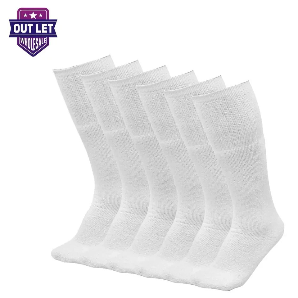 Wholesale Bulk Men’s Tube Socks Over the Calf Big &Tall Size 9-15 10-15 13-16