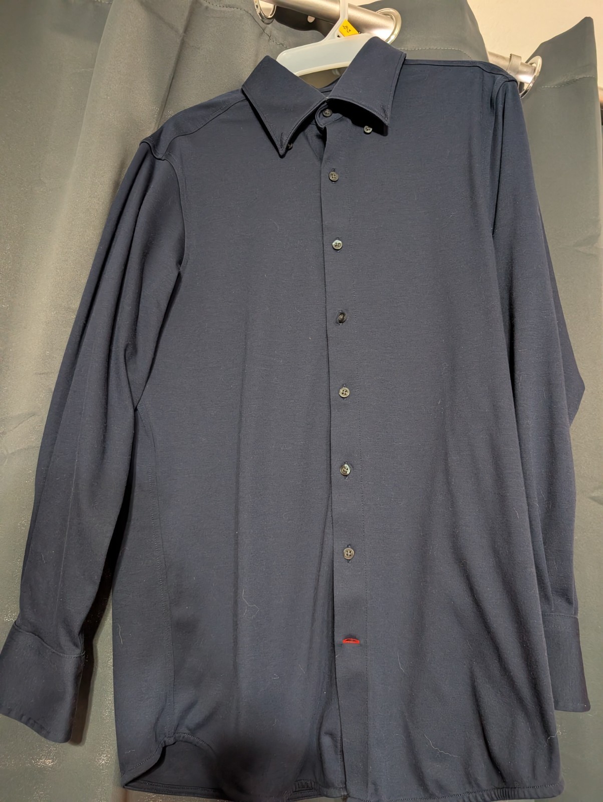 Dress Shirt For Men, Navy Blue Cremieux
