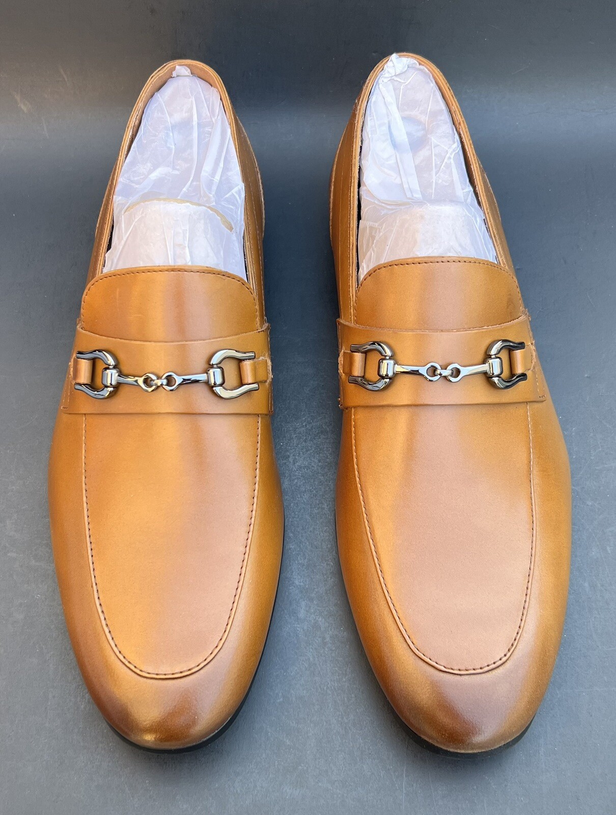 ALDO Marinho Loafers Brown (Cognac Leather Smooth) Men’s 10 US Size