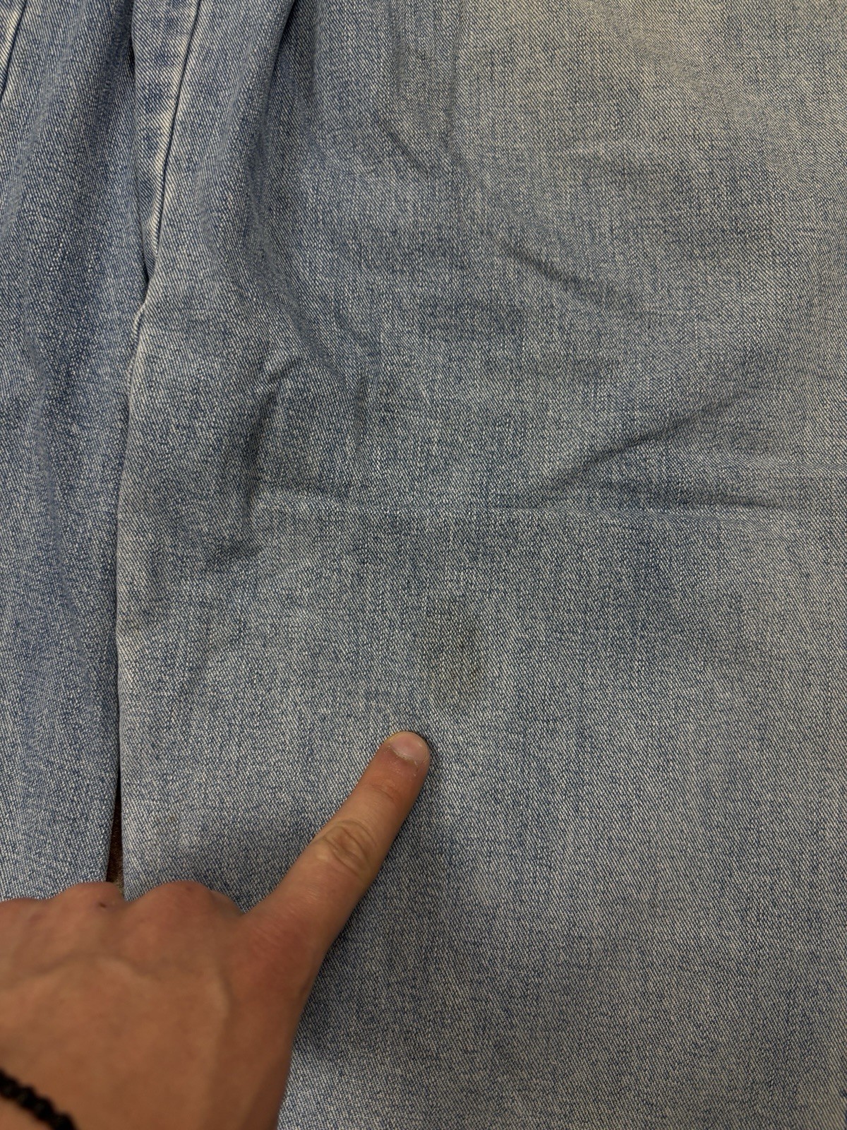 Maxon Baggy Cargo Jeans Y2K Vintage Wide Leg Light Wash Denim L