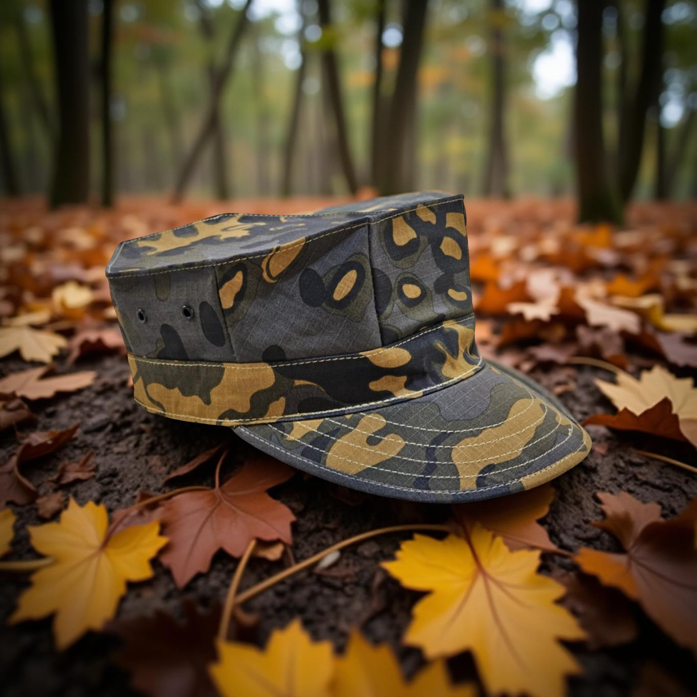 USMC / USN 8 Point Cover Oak Leaf Autumn Camouflage