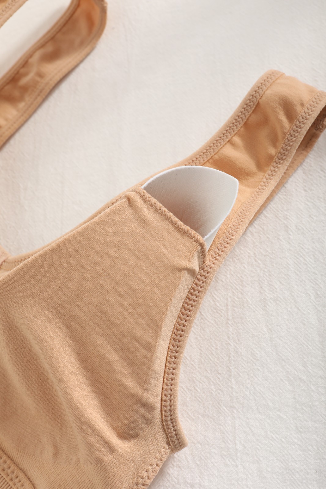 Front Closure Wireless Bra Breathable Mesh Post-Surgery Support