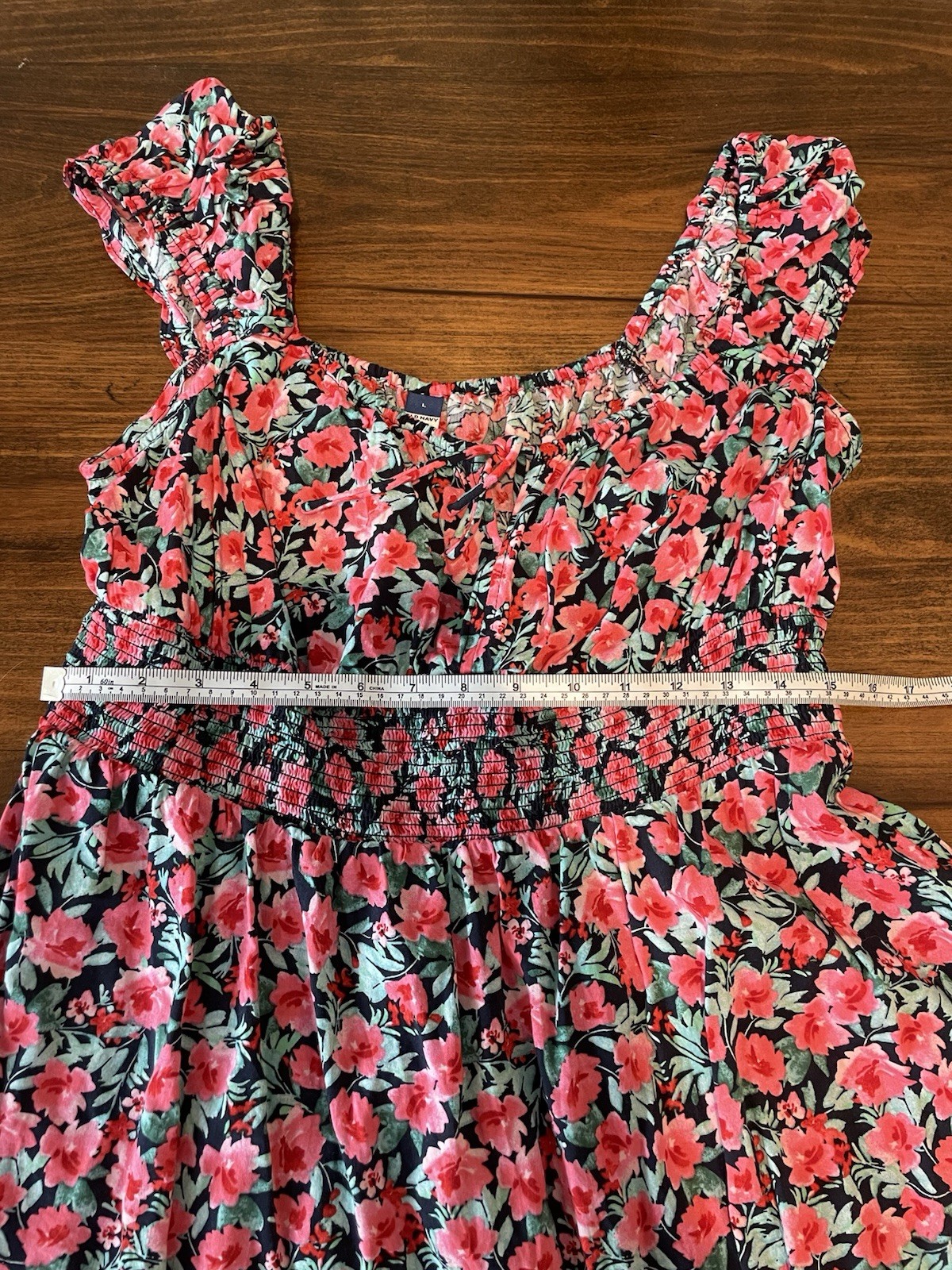 Old Navy Floral Smocked Short Sundress Women’s Large
